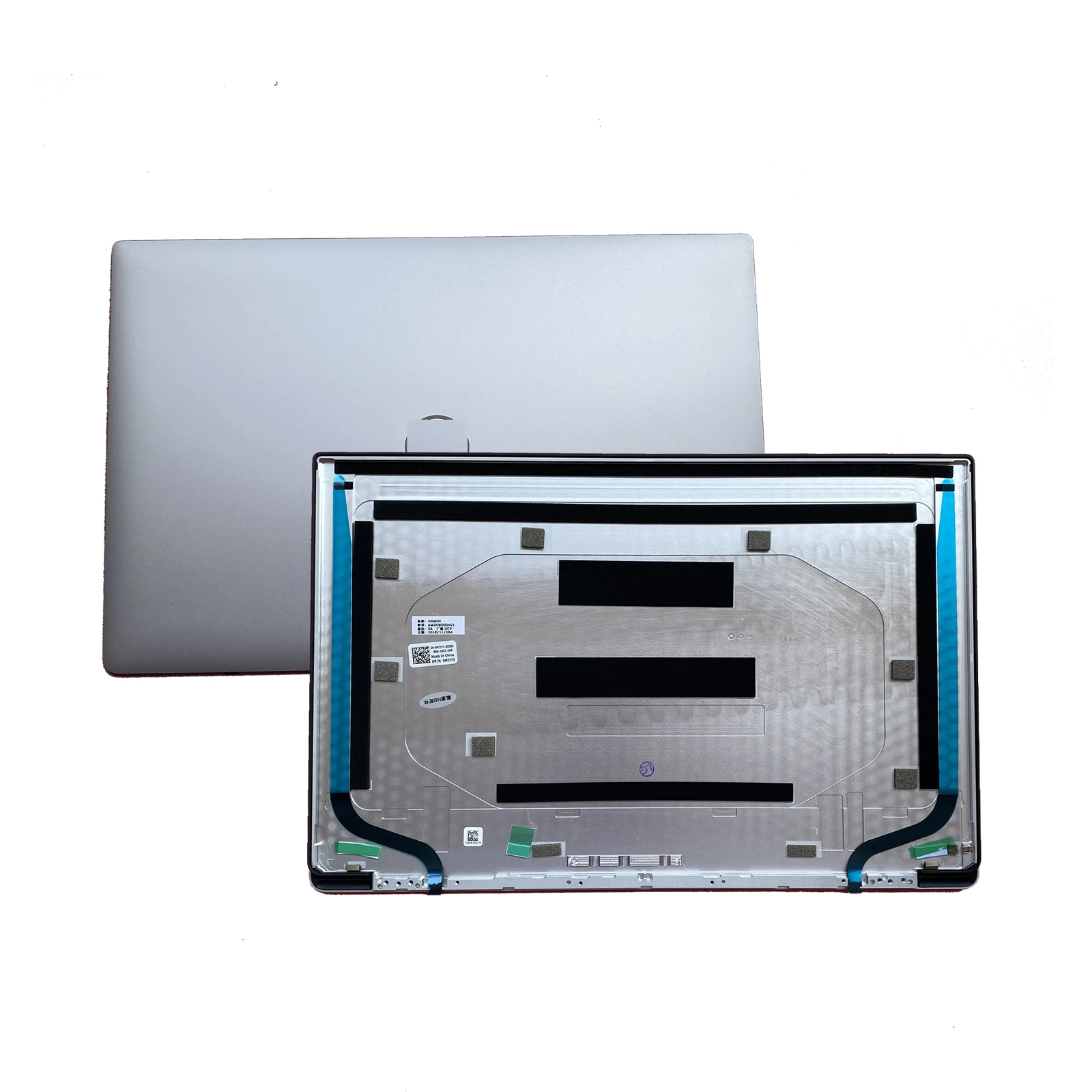 NUEVA cubierta trasera LCD para portátil para Dell XPS 15 9570 Precision 5530 M5530 A shell plateado 0M7JT3 M7JT3