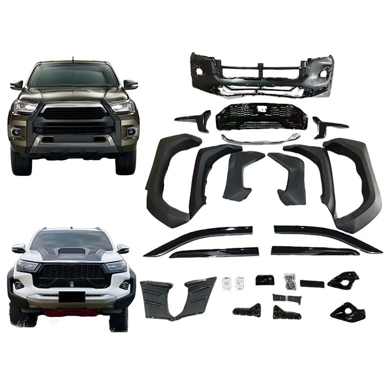 

Pickup Upgr Car Bumper Grill Bodykit 2023 Hilux Rocco GR Sport Thailand Body Kit
