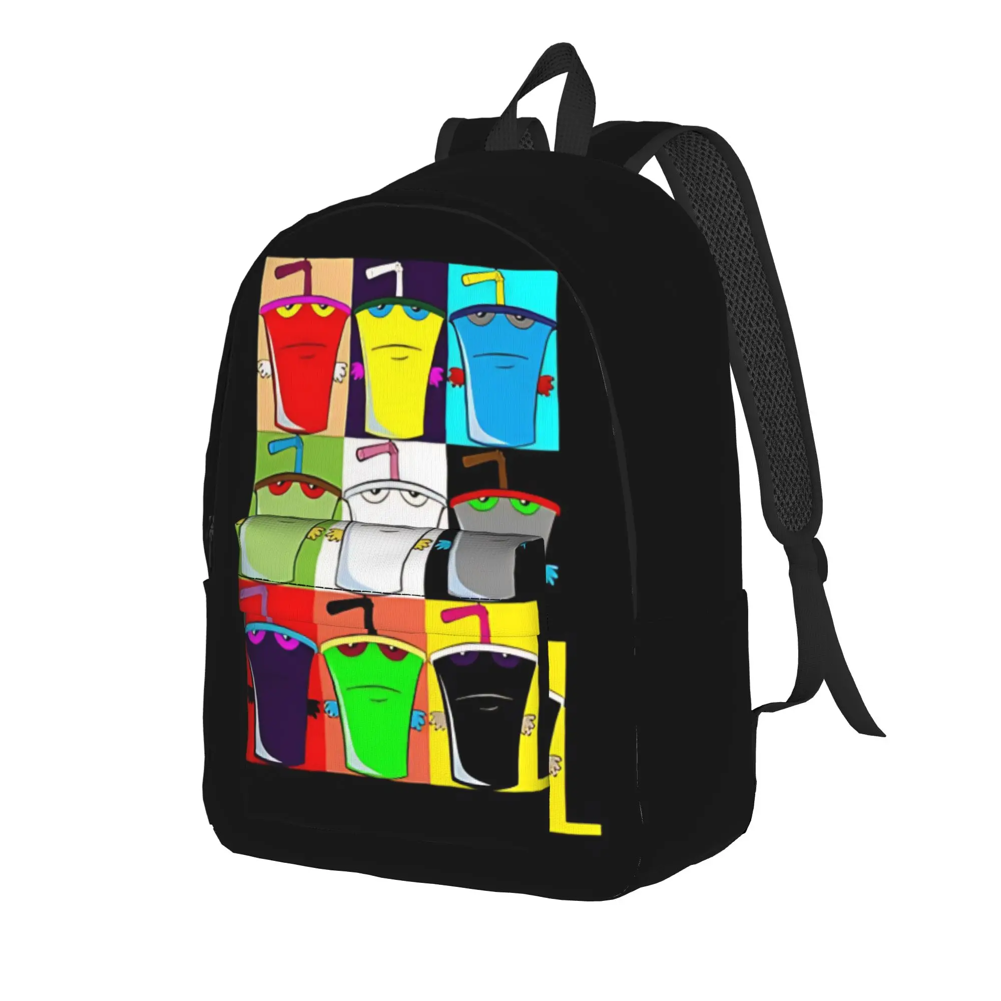 Back to school season Lightweight vibrant quirky  Rucksack ATHF Couple Storage Bag Backpack