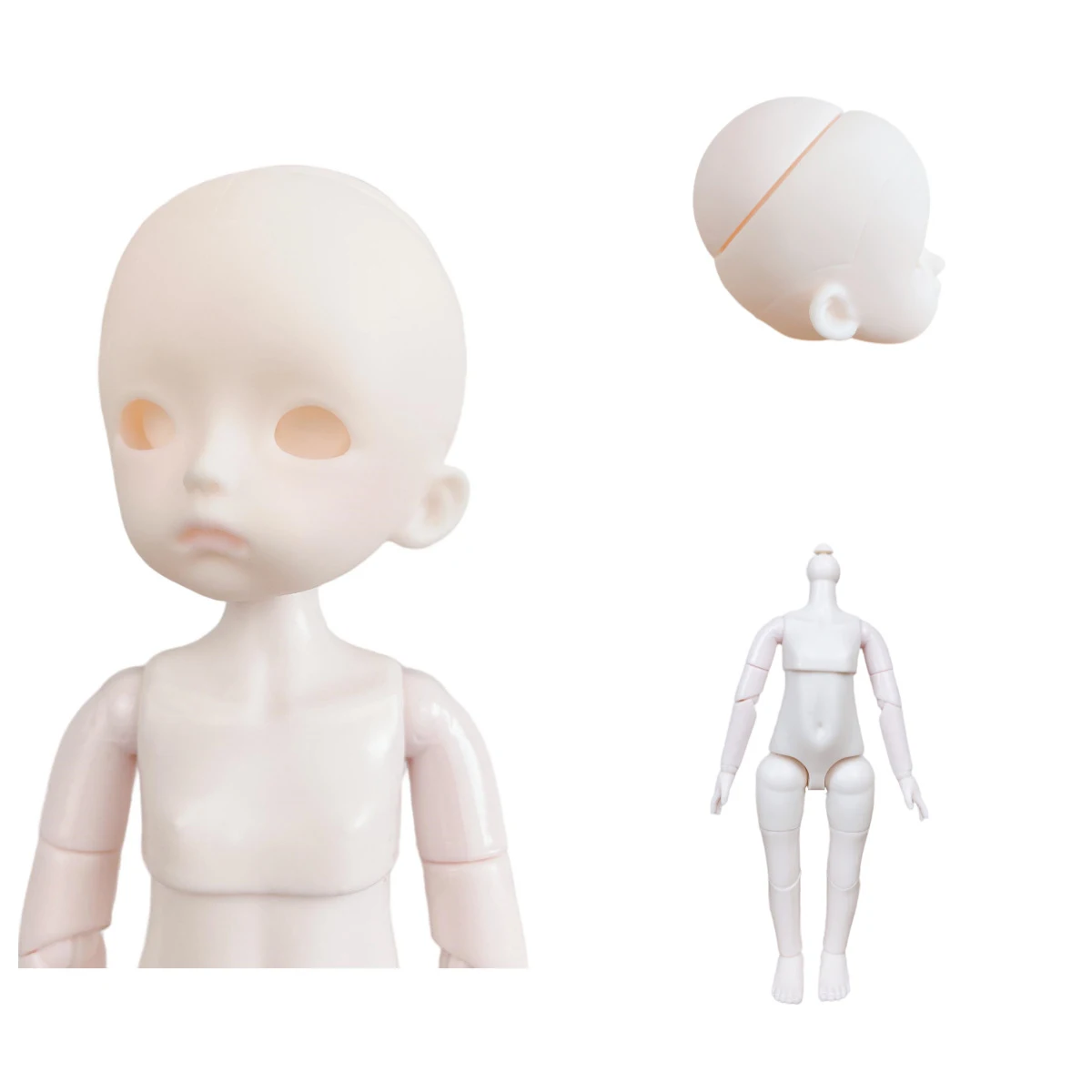 Neue Puppe Körper 1/6 Bjd Puppe Multi-gelenk Bewegliche Weiß Rosa Haut Körper Mädchen Mädchen Körper Zubehör Spielen Haus kleid Bis Spielzeug