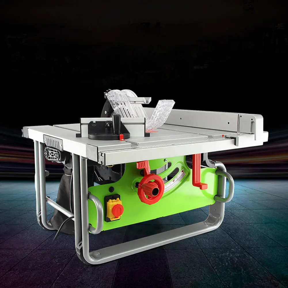 10 Inch Dustless Table Saw Multifunctional Woodworking Sliding Table Saw Electric Circular Saw Cutting Machine  