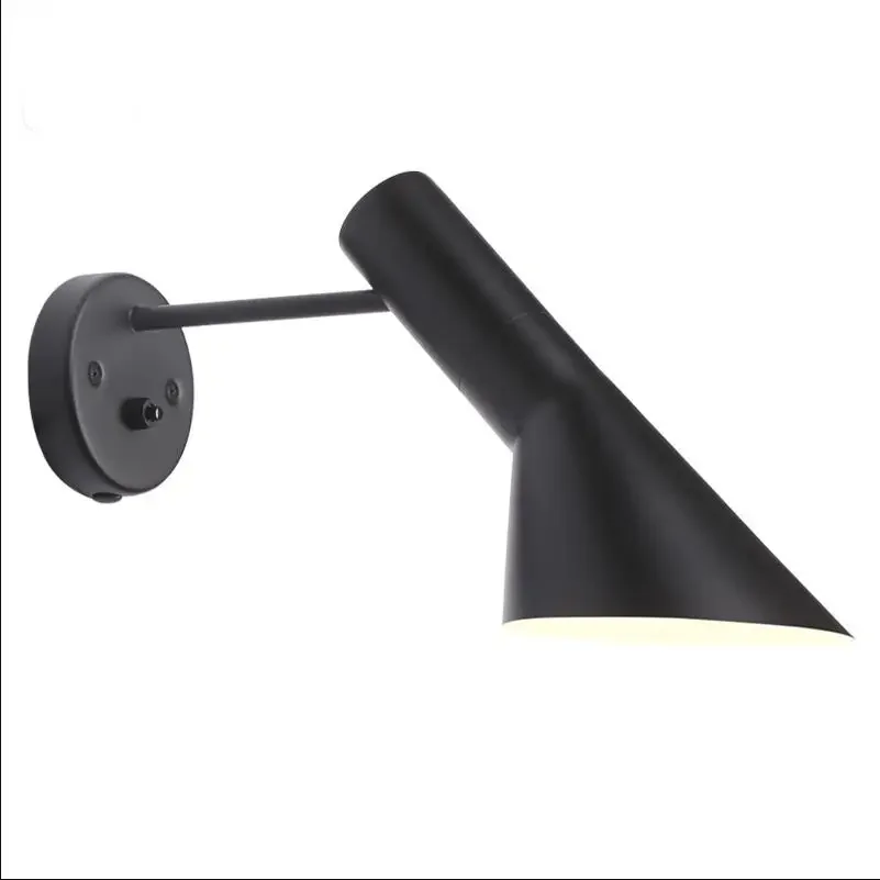 Imagem -02 - Nordic Indoor Bedside Wall Lâmpadas com Plug Quarto Moderno Decoração da Sala Sconce Lights Iluminação Decor 220v E27