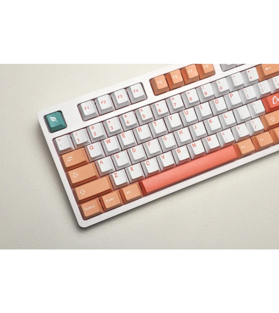GMK Peach 129 Key PBT Original Highly Sublimated Mechanical Keyboard Keycaps