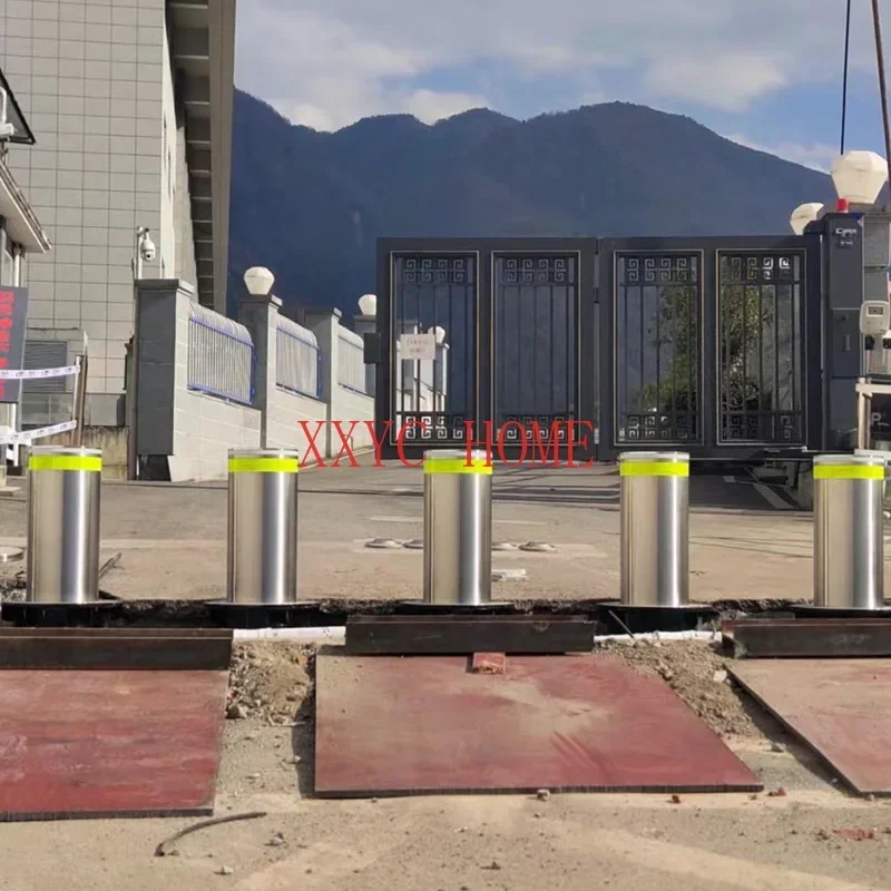 Stainless Steel Rising Bollard Automatic Lifting Price Remote Control Parking Outdoor Hydraulic Bollards