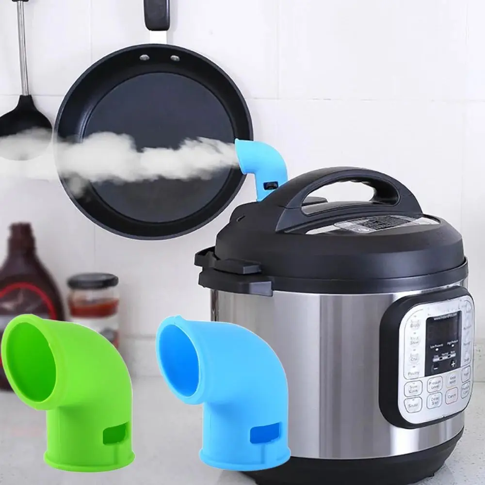 Diverter Pressure Cooker Steam Diverter Steam Release Exhaust Pipe Pressure Cooker Exhaust Pipe 360 Rotating Silicone