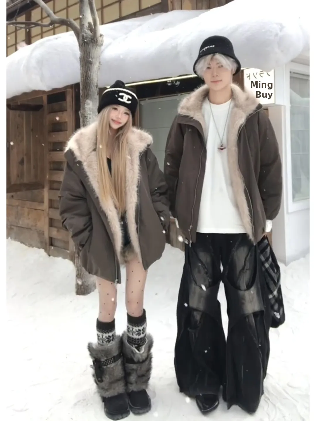 

Камуфляжная пуховая куртка унисекс: зимнее утепленное хлопковое пальто для пар, свободный крой, молодежный стиль, теплые длинные рукава