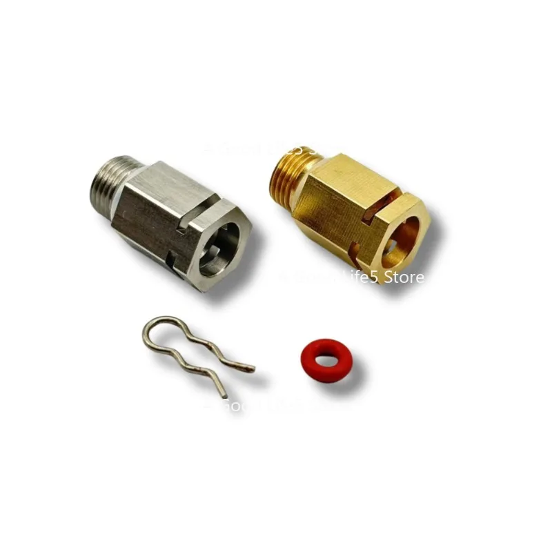 Applicable To Huijia Gemile Coffee Machine Solenoid Valve Copper Connector G1/8 1 Point Interface Spring Connector Accessories