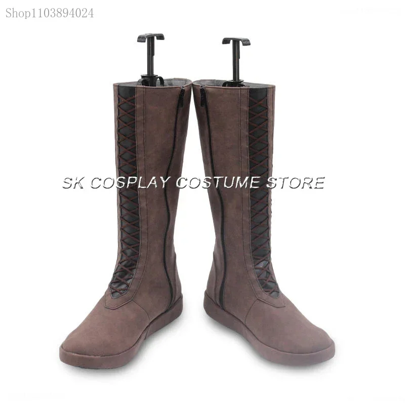 

Cosliy Hot Game fall cos out 4 Cosplay boots shoes survivor Lucy Vault 33 76 111 men women Halloween party Carnival role play sh