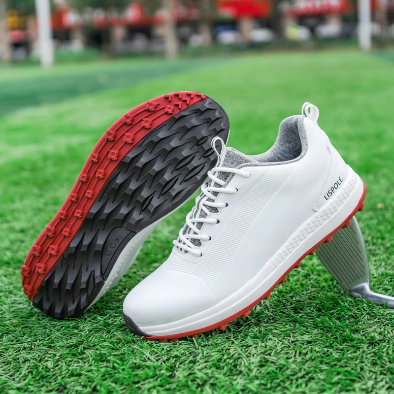 Men Golf Shoes Waterproof Microfiber Anti-collision Toe Outdoor Competition Sports Sneakers size 39-47