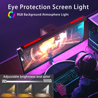 LED Computer Lamp Monitor Light Bar Curved/Straight Gaming Lighting Above The Screen Dimmable RGB Colorful Fill Light