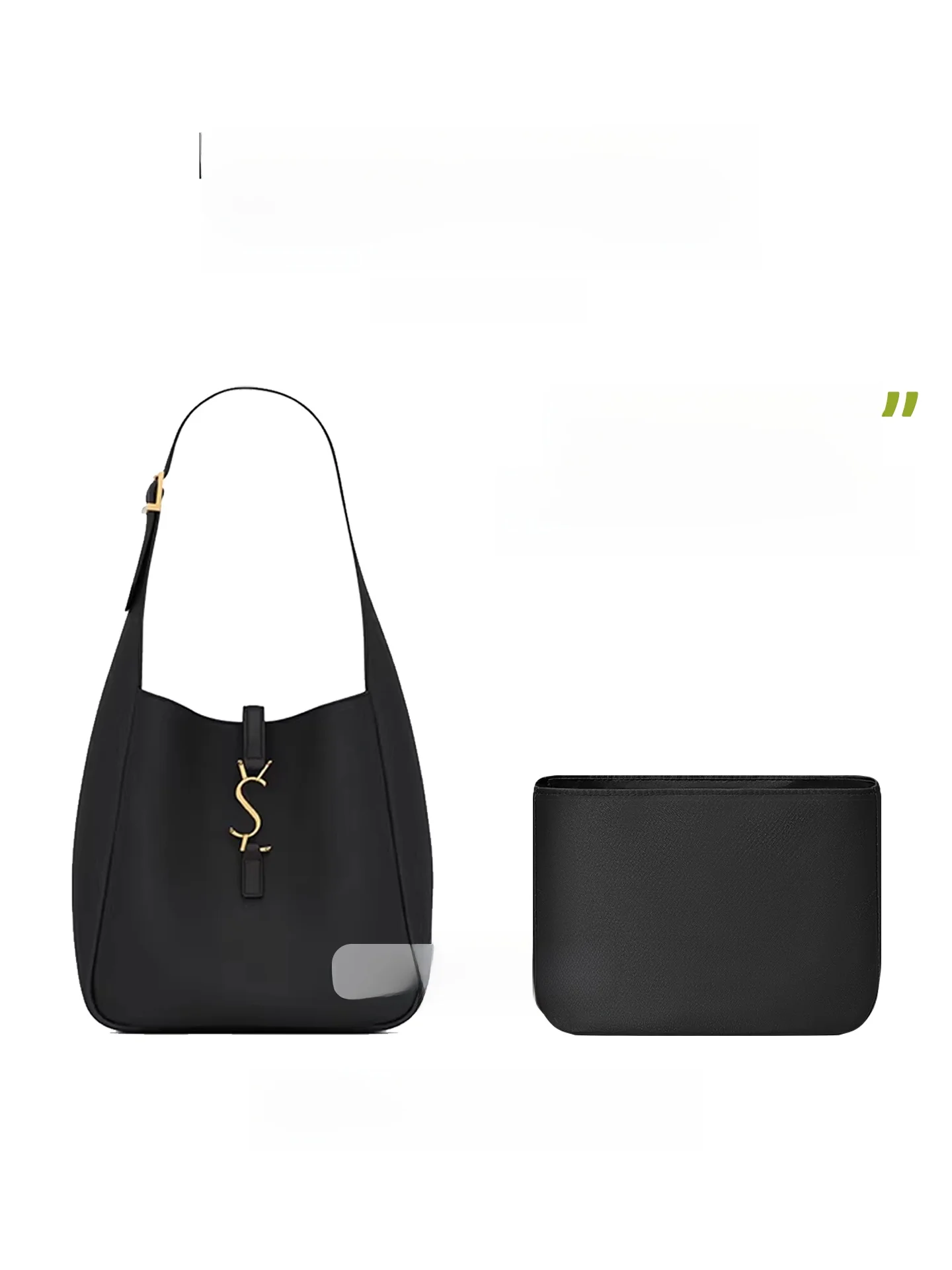 Tixingfan - Forro Interior para Bolso de Hombro Yves Saint Laurent, Almohadilla Interior Rosa, Soporte Interior con Cremallera Pequeño y Grande