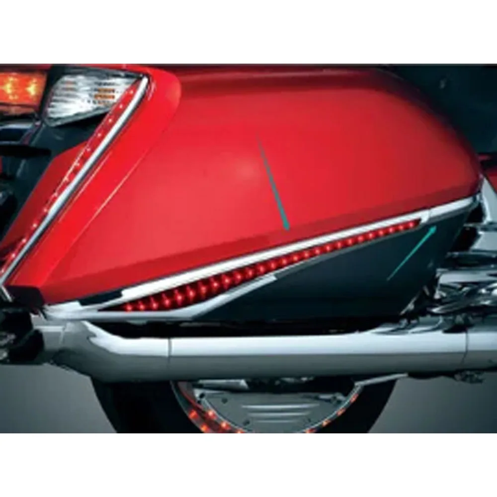 For Honda Gold Wing GL1800 F6B Motorcycle Side Box LED Turn Signal Decoration Lights Kit Custom Chopper Motorcycle Accessories view 5