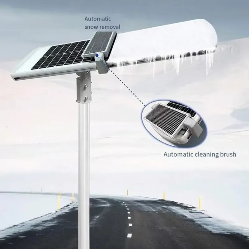 Waterproof LED Outdoor Solar Light Aluminum Self Auto Dust Cleaning 40W-120W IP65 120 Beam Angle Solar Street Lights