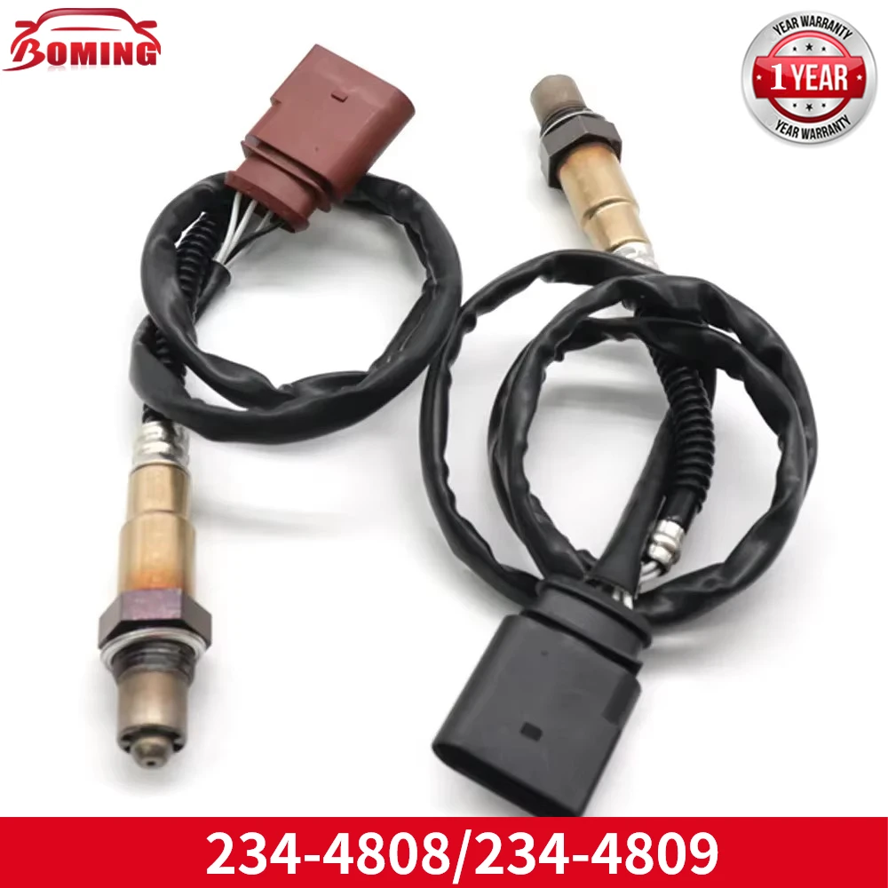 NEW Upstream Downstream Air Fuel Ratio Lambda O2 Oxygen Sensor for Audi A4 A6 TT S4 Volkswagen Beetle Golf 234-4808 234-4809 2pc
