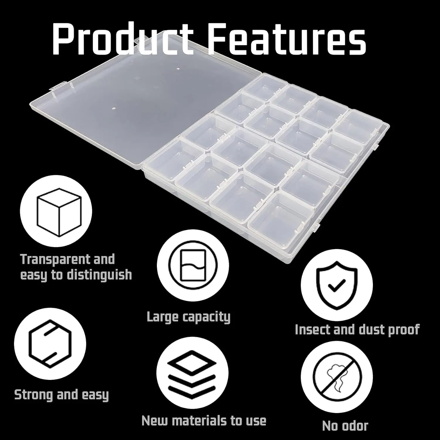 Aventik caja de cuentas para pesca con mosca - imagen 4