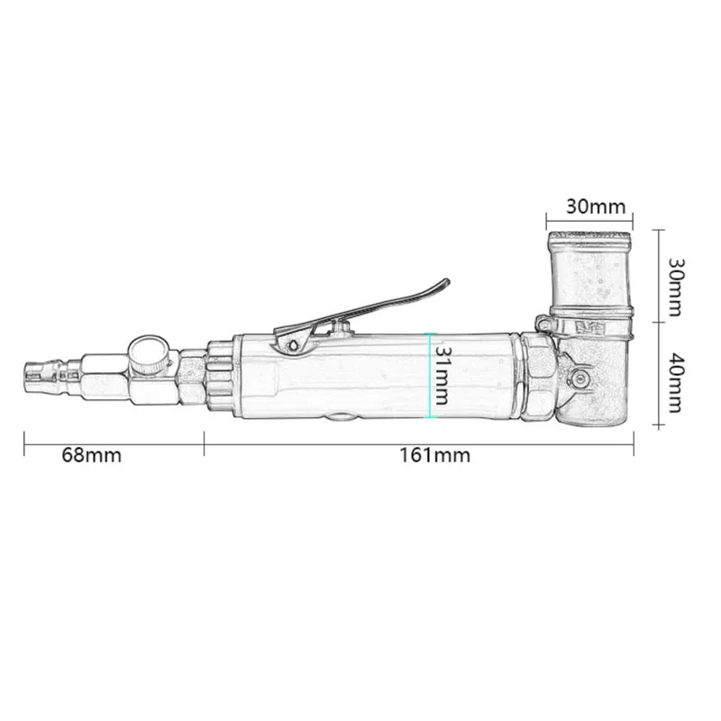 

Пневматический шлифовальный инструмент L-типа 30 мм — пневматическая шлифовальная машина