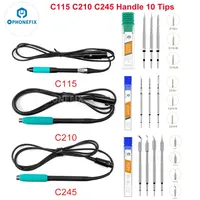 SUGON Soldering Station Handle T115 T210 T245 ompatible JBC JC Aixun i2C Sugon Aifen GVM Universal Handle tool PCB Welding Tools