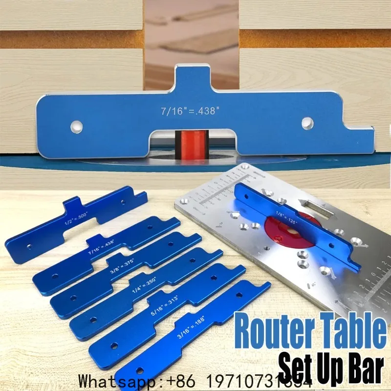 New Precision Router Table Set Up Bars Woodworking Aluminum Setup Block Height Gauge Set Table Saw Accessories Miter Gauge Tool