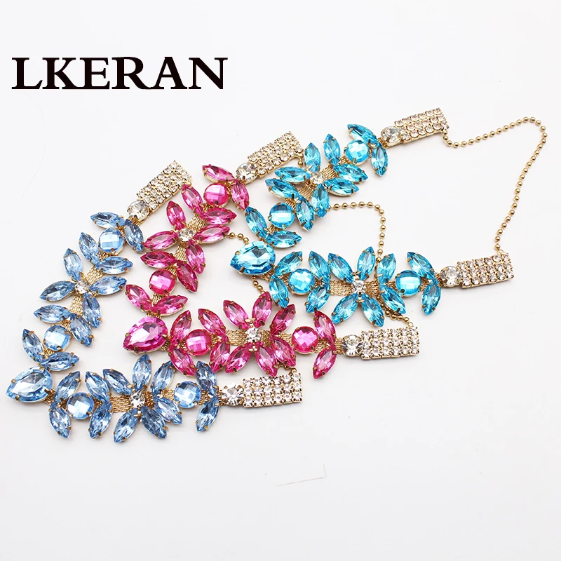 Brand New 1 Piece Multicolor Side Length 115MM Rhinestone Shoe Buckle Clothing Buckle Bikini Joint Chain DIY Beach Footwear