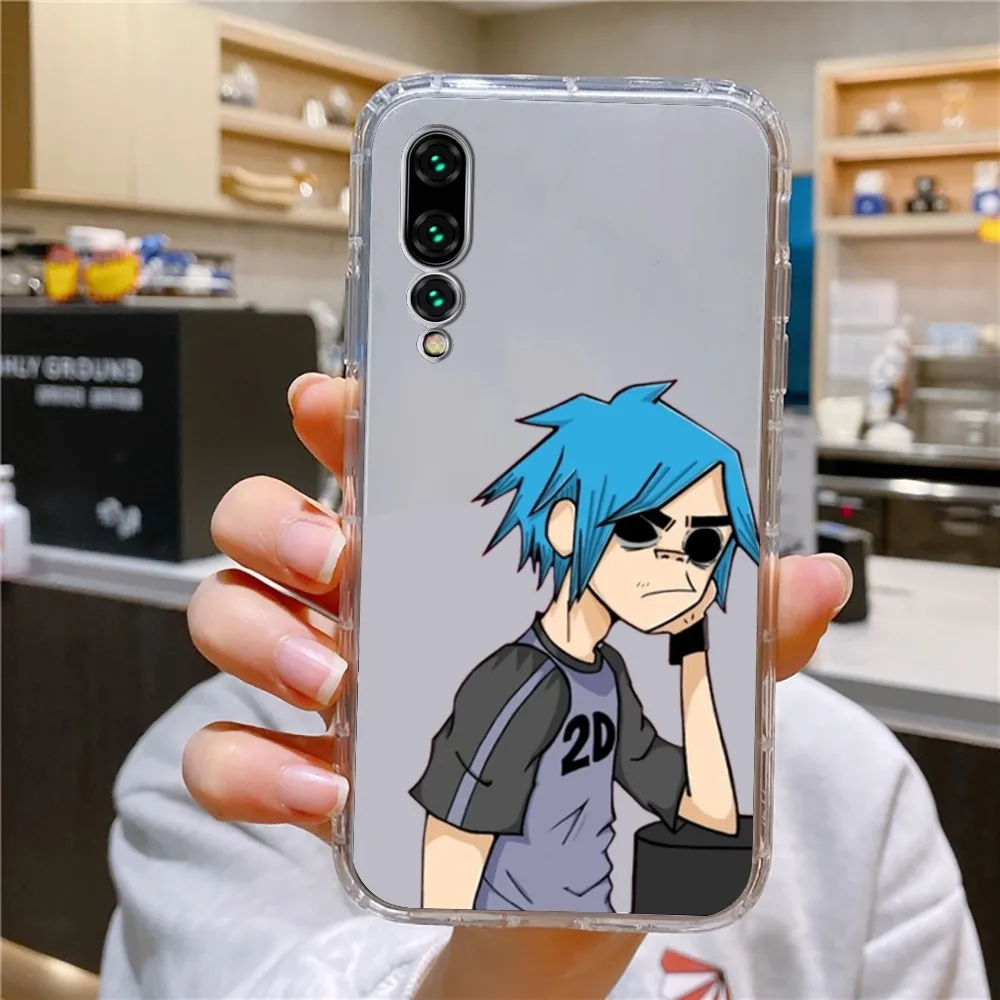 GG-Gorillaz V-Virtual B-Band Phone Case For Xiaomi 11 Redmi Note 11 5G 8T 9A 9 10T Note8Pro Note9 12SUltra Transparent Case