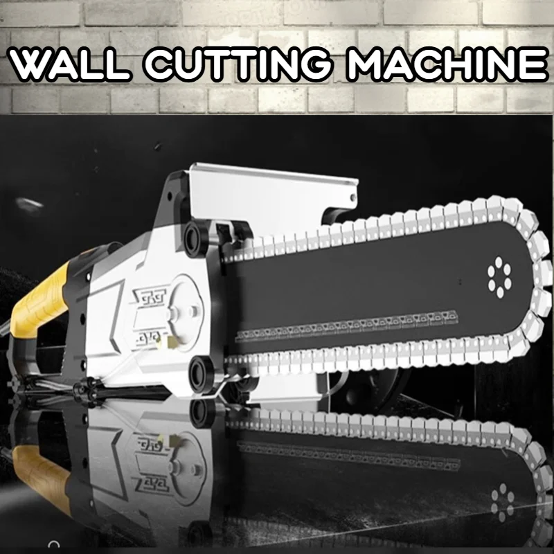 เลื่อยโซ่คอนกรีตเสริมแรง 350/480 เครื่องตัดหินแบบพกพา 5000W เครื่องตัดผนังแบบไม่มีแปรง