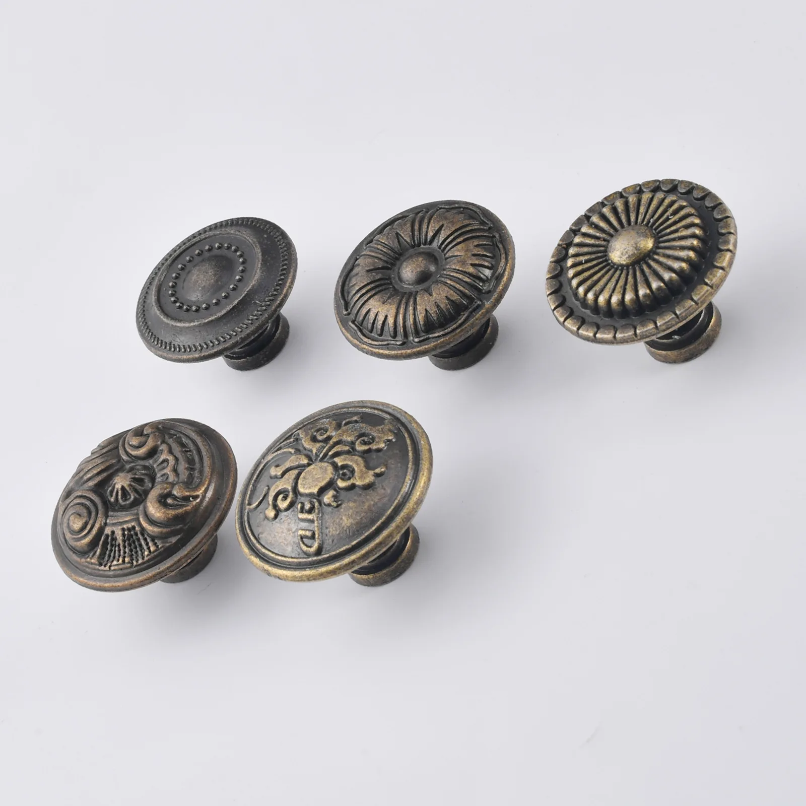 European single-hole handle, antique small classical drawer cabinet door bedside table handle