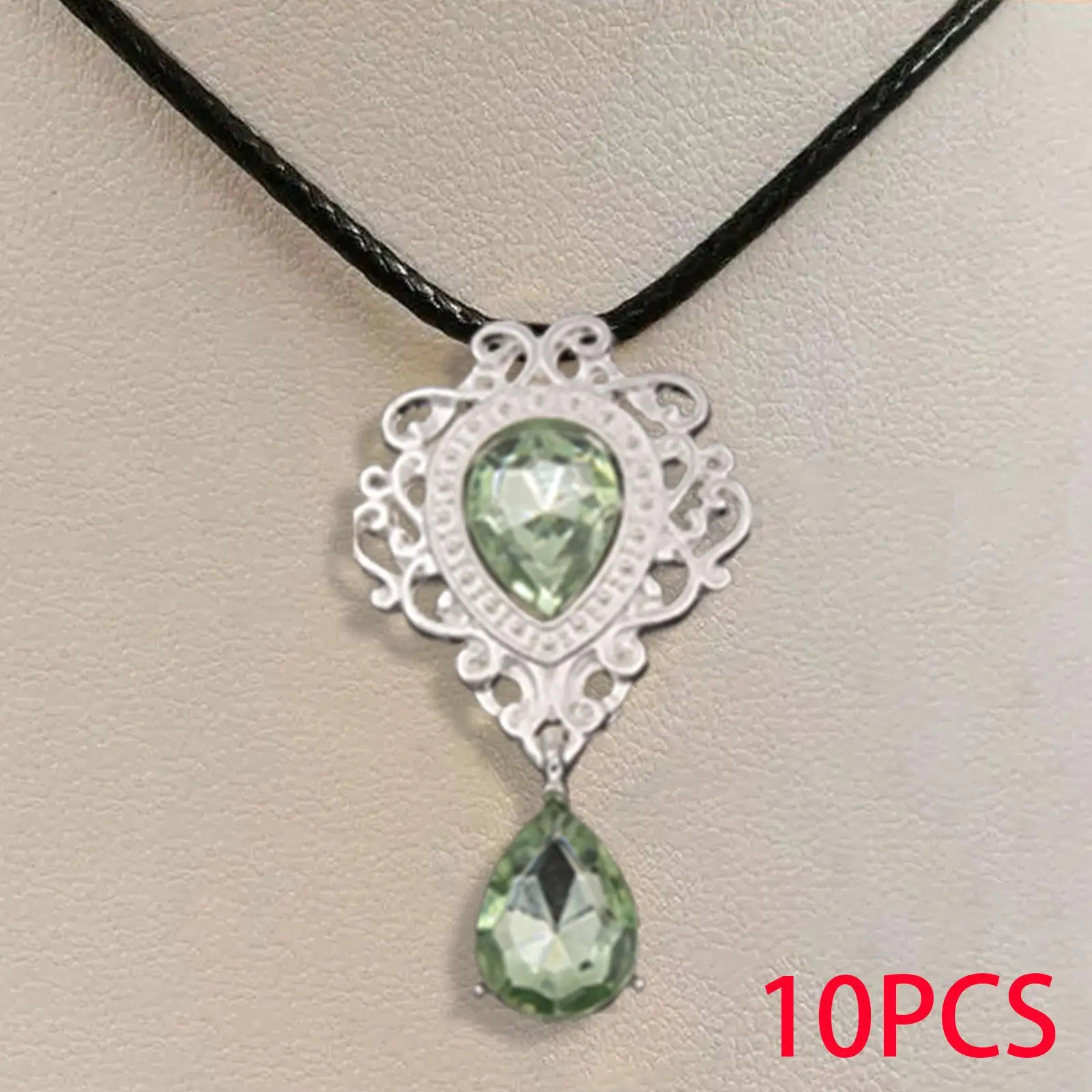 10 قطعة قلادة حجر الراين العثور على لوازم سبيكة لصنع المجوهرات بنفسك