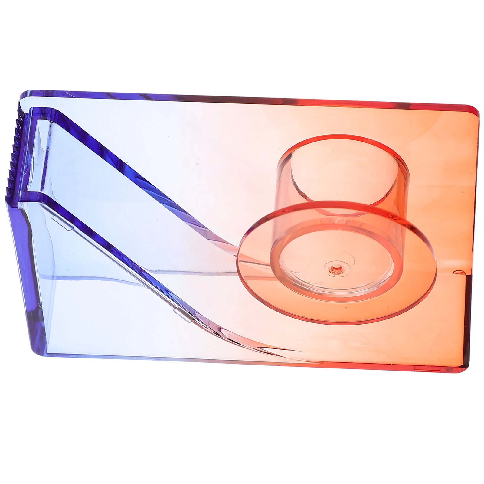 Mini Tape Dispenser Kleurverloop Kleine Houder Desktop Office Machine Rood Blauw Washi Draagbare Verpakking Tool Sticker