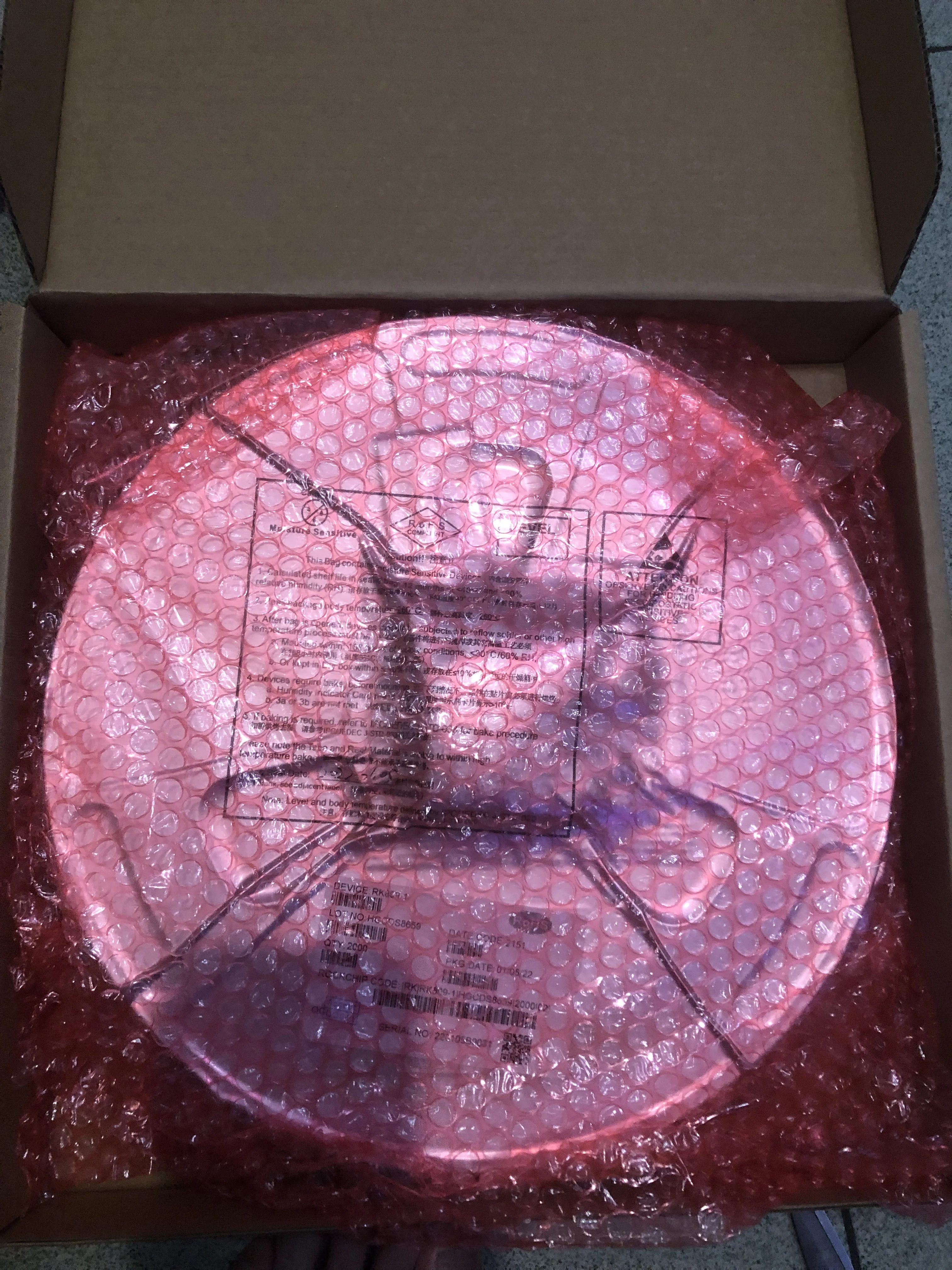 Componentes electrónicos originales, Chip Ic, circuito integrado, ROCKCHIP 4-core A76 + 4-core A55 octa-core procesador RK3326 BGA 809-