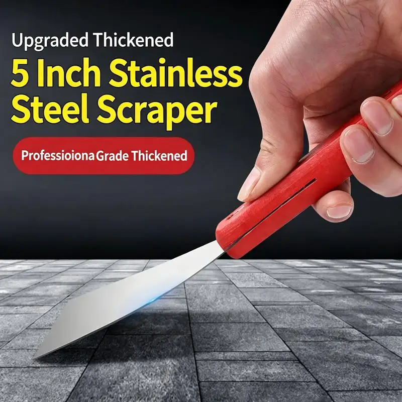3PCS Trowel Scraper Tool Concrete Hand Masonry Heavy Duty Paint Wood Garden Trowels Tools Power Professional Plastering Tool