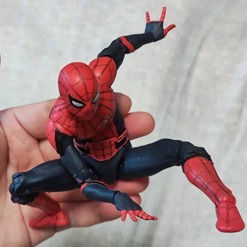 

Оригинальный Marvel Spider-Man: No Way Home Series, аниме-фигурки Человека-паука, подвижная модель куклы, коллекционные украшения, подарки