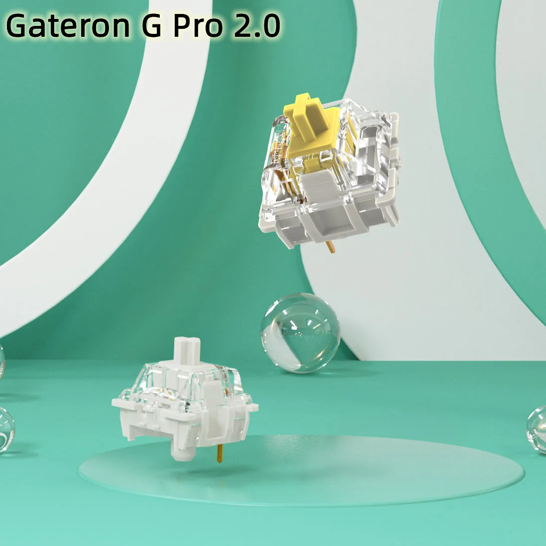 

Gateron G Pro 2.0 Switch RGB SMD Linear Mechanical Keyboard Switch Yellow red White silver Switch 3Pin