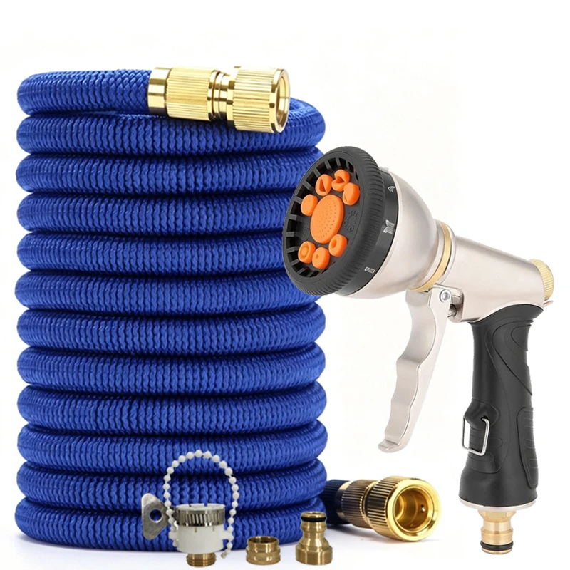 3X Extended Garden Hose, Car Washing High-Pressure Spray Washer, 1/2 Adapter, Garden Cleaning Car Cleaning Tools
