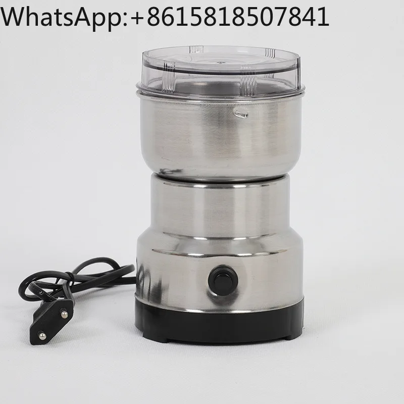 

Stainless steel small grinder, coffee bean powdering machine, ultra-fine stainless steel household herb crusher