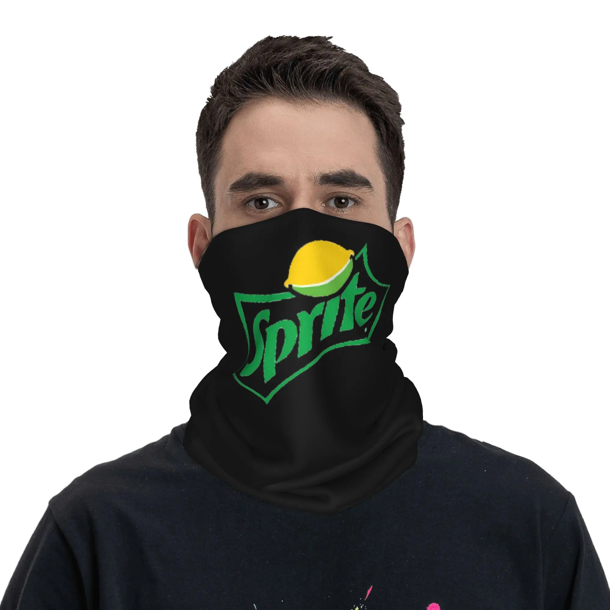Sprite Original Logo Bandana Neck Gaiter Printed Magic Scarf Multi-use Headband Cycling Unisex Adult Breathable