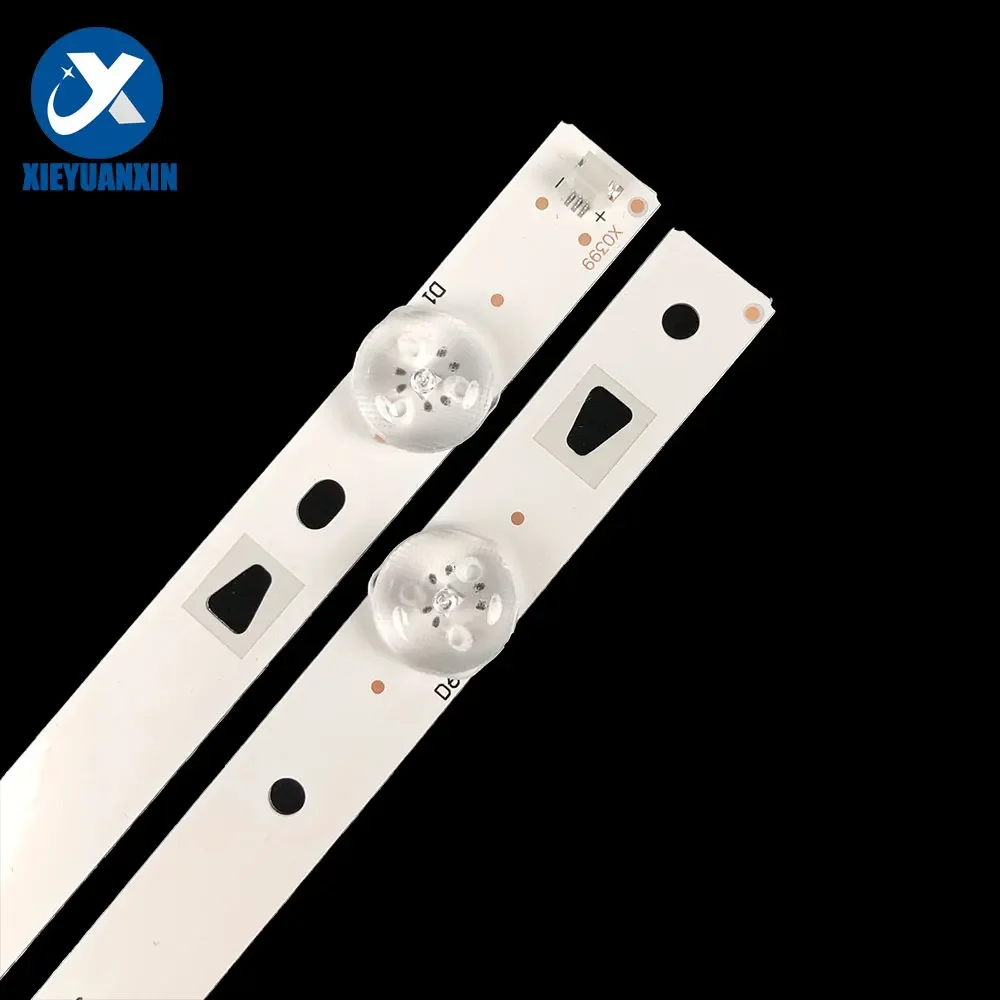 Tv Bar lampu latar Led 660mm Untuk Hisense 65 inci 6 lampu revrev01 14 buah/set Strip Led Strip ledled65e5u