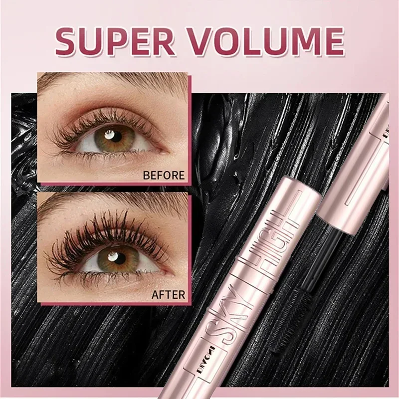 Eyelashes Lengthening Mascara Waterproof Thick Thin Long Lasting Curling Silky Lash Eyelashes Extension Mascara Cream Eye Makeup