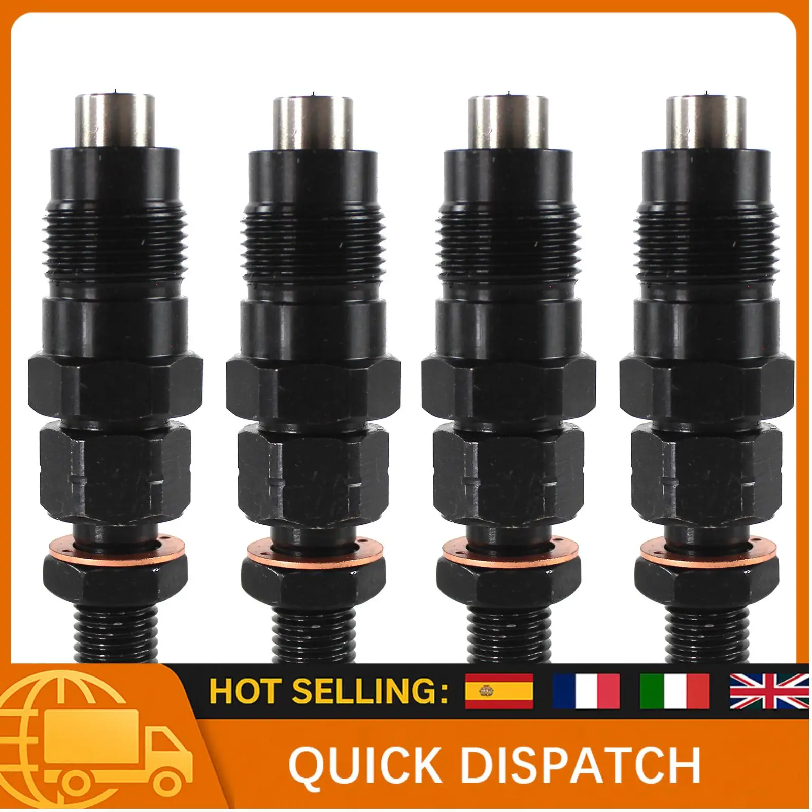 

4 шт. топливные форсунки 1G677-53903 1903-3015 для двигателя Kubota D1005 D1105 D1305 V1505, тракторный экскаватор