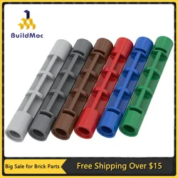 10Pcs MOC Parts 40244 Support 1 x 1 x 5 1/3 Axle Compatible Bricks DIY Assmble Building Blocks Particle Kid Puzzle Toy Gift