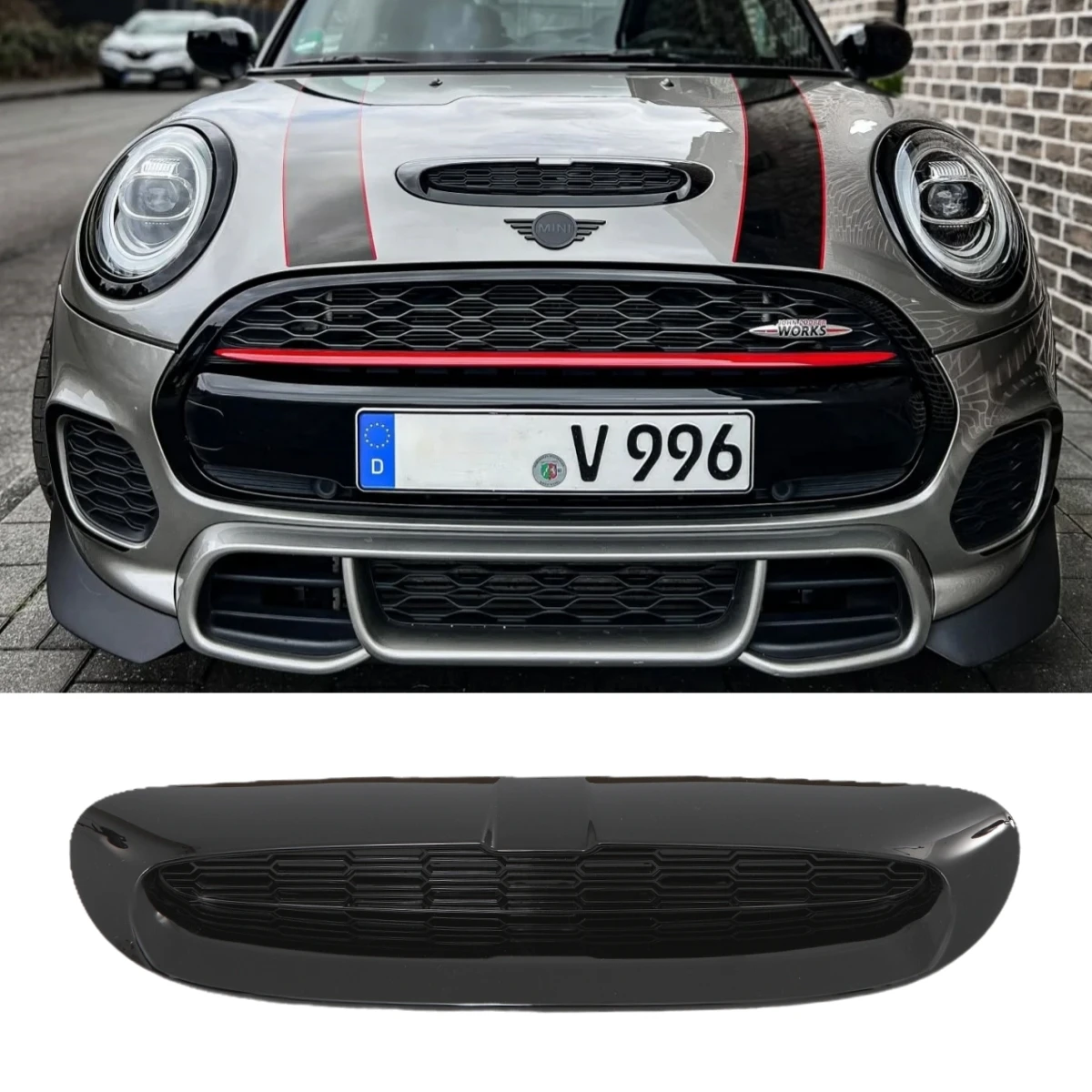 

Performance Front Hood Bonnet Scoop Vent Cover Aero Kit For MINI F54 F55 F56 F57 Cooper S & JCW 2014-2024