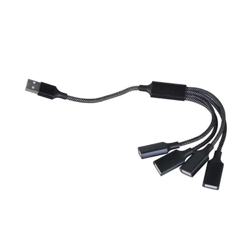 

Y1UB USB Power Extension Cord 4Ports USB Splitter Cable for Easy Device Management on Laptops and Desktops OTG USB Hub