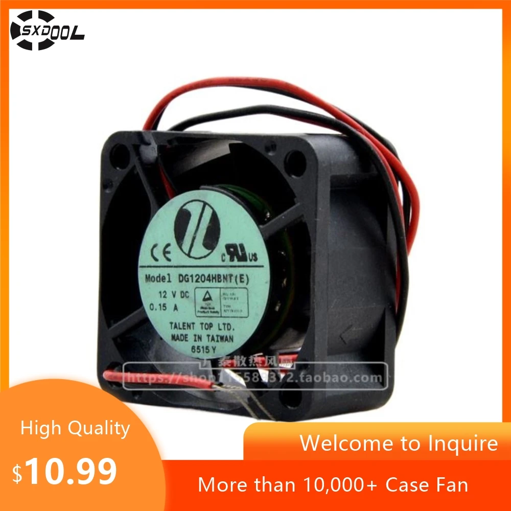 

DG1204HBNT E 4020 DC12V 0.15A Chassis Switch Cooling Fan 4CM