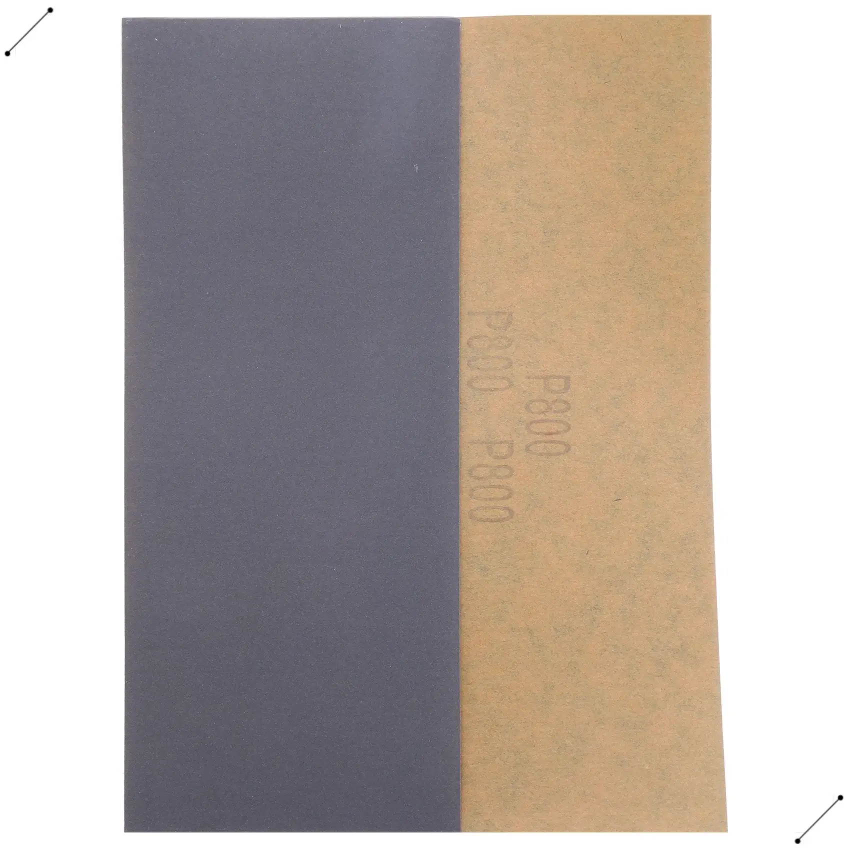 Abrasive Dry Wet Waterproof Sandpaper Sheets Assorted Grit Of 400/ 600/ 800/ 1000/ 1200/ 1500 For Furniture, Hobbies And Home Im