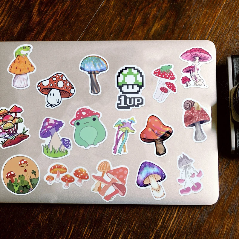 100PCS Cute Mushroo… - image