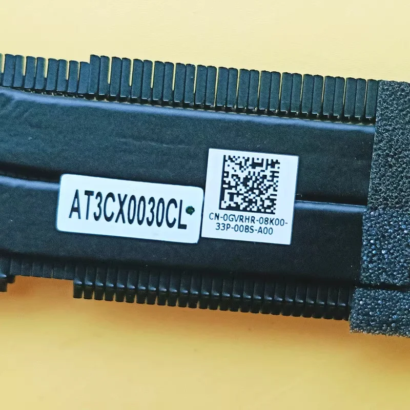 مروحة تبريد وحدة المعالجة المركزية للكمبيوتر المحمول الأصلي الجديد مع مبدد حرارة لـ DELL Latitude 9430 E9430 0GVRHR