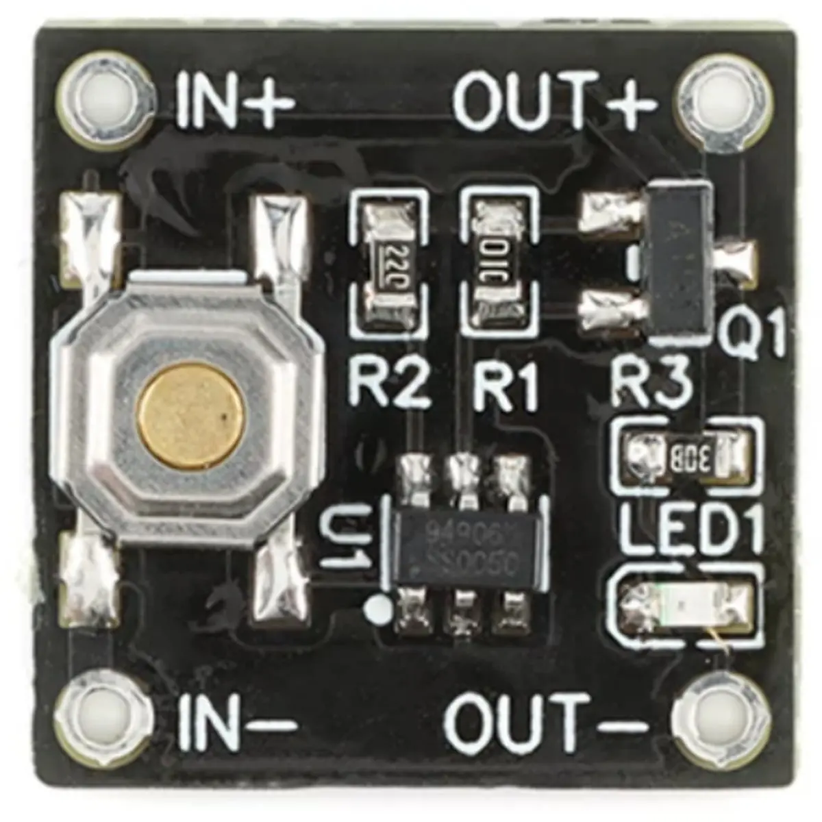 10pcs YR-1006 / Low-Power Mini Single-Button Bistable Switch Module Standby Current 0.5µA Continuous Load 2A
