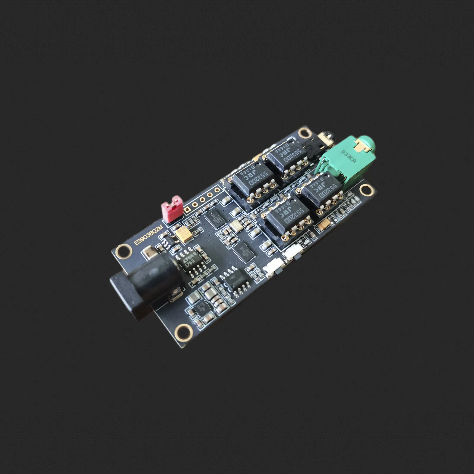 Dual ES9038Q2M Decoder Board I2S Input ES9038 Asynchronous USB Module for Italian Interface