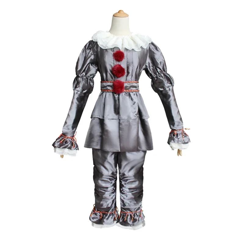 Costume de cosplay de résurrection de Clown HN8 pour enfants et adultes, costume Pennywise, cosplay d'Halloween, résurrection de Clown par) 4Dc