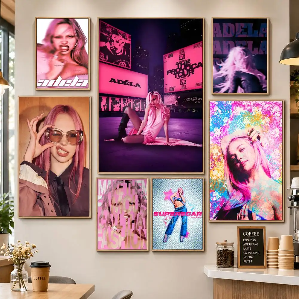 Fashion Adela Vintage Aesthetic Poster HD Wall Decor Apartment Dorm Office Cafe Bedroom Home Gift