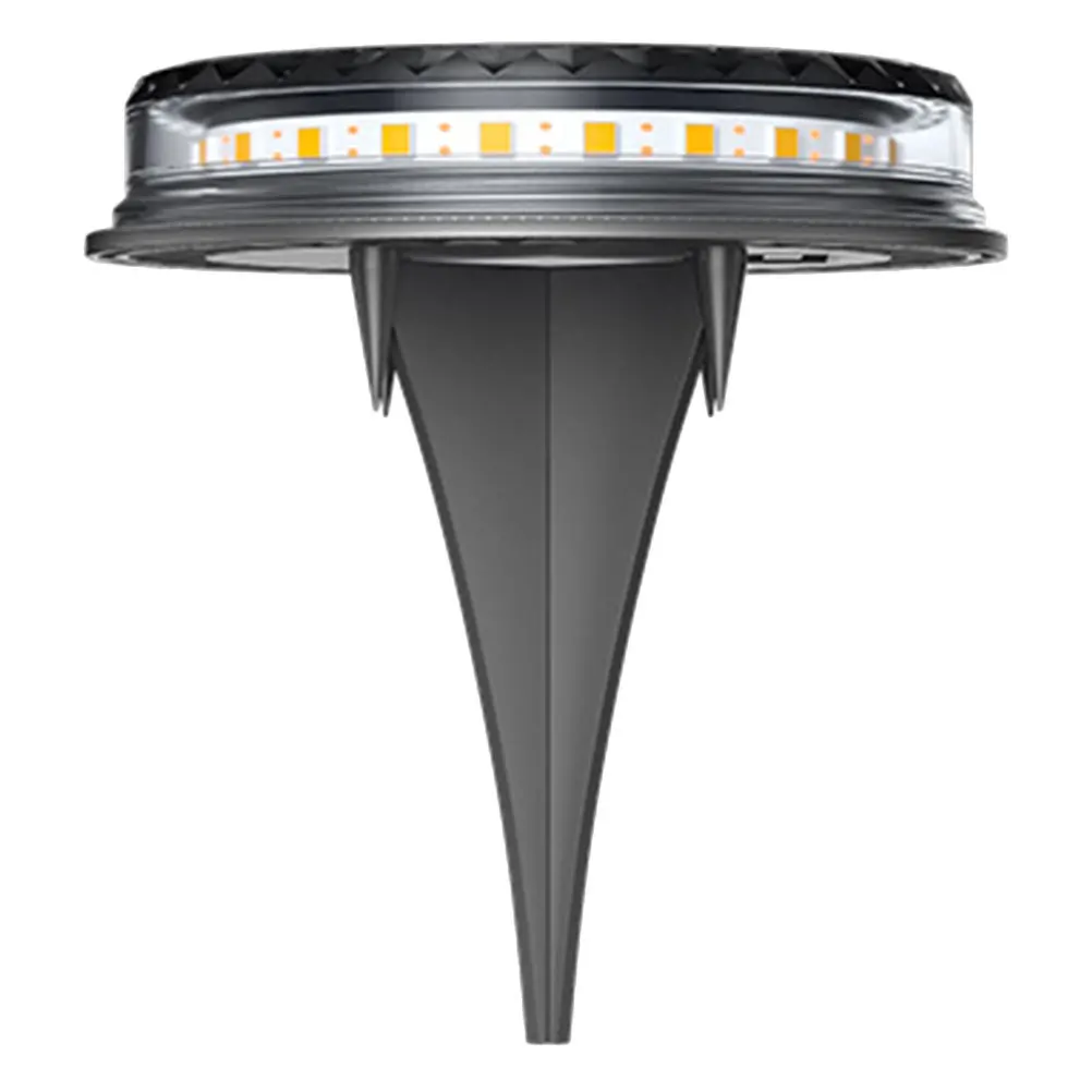 مريحة ضوء الحديقة الشمسية في الهواء الطلق مصباح الحديقة LED الأرض إدخال مصباح للفناء ساحة مسار درب #3
